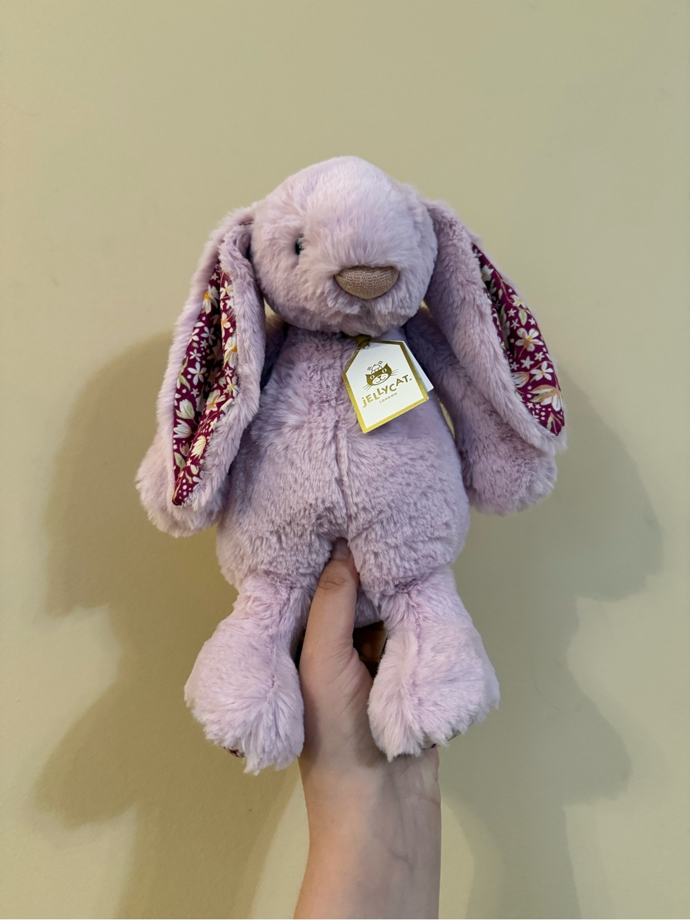 Jellycat thistlepop blossom luxe bunny
